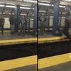 Video: Woman Attempts Running Jump Across Subway Tracks